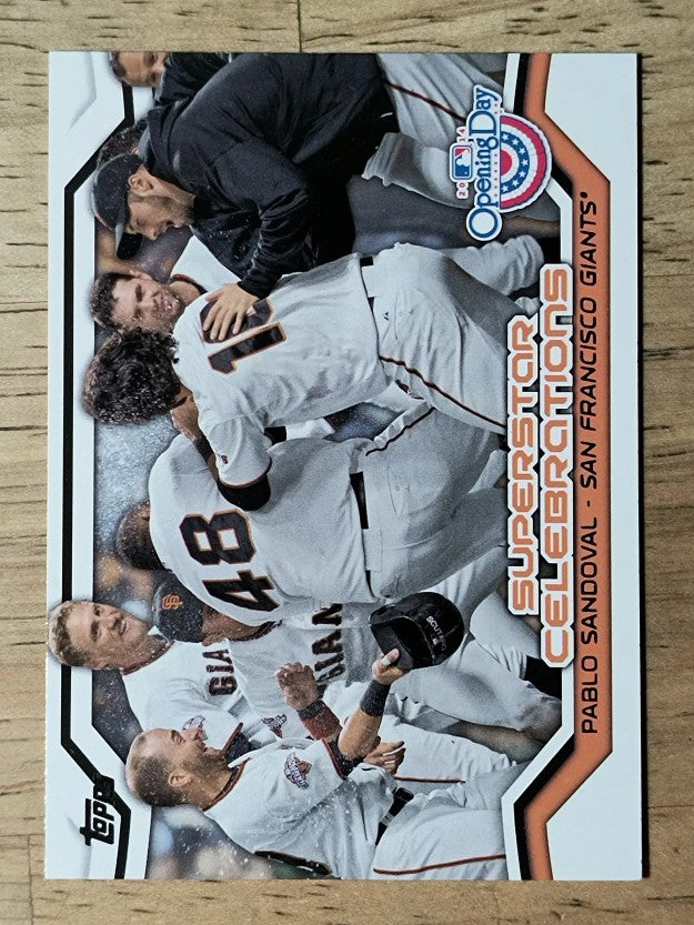 2014 Topps Opening Day Superstar Celebrations #SC19 Pablo Sandoval