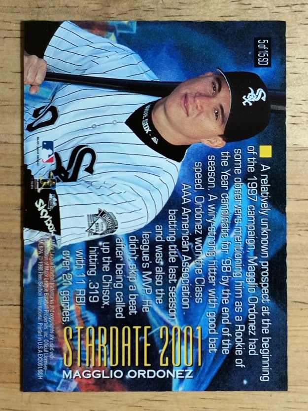 1998 E-X2001 Star Date 2001 #5 Magglio Ordonez