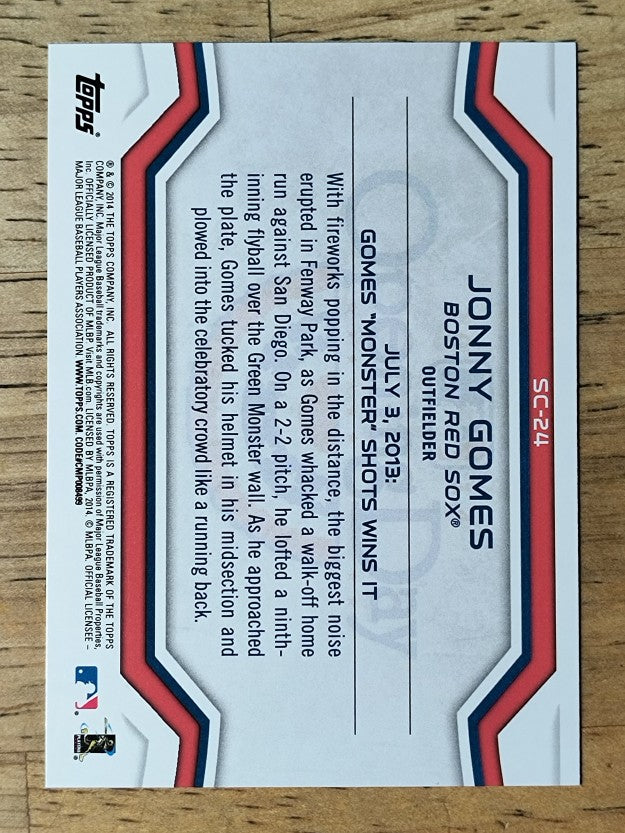 2014 Topps Opening Day Superstar Celebrations #SC24 Jonny Gomes