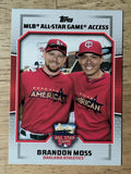 2014 Topps Update All Star Access #ASABM Brandon Moss