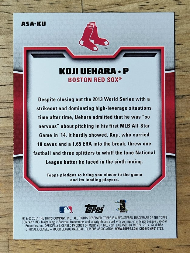 2014 Topps Update All Star Access #ASAKU Koji Uehara