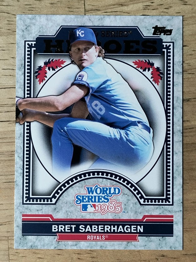 2014 Topps Update World Series Heroes #WSHBSA Bret Saberhagen