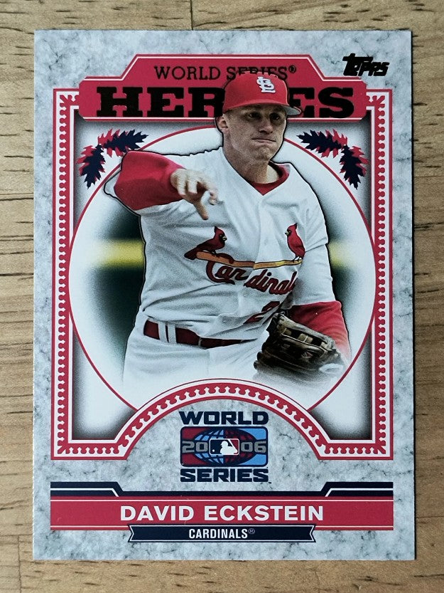 2014 Topps Update World Series Heroes #WSHDE David Eckstein