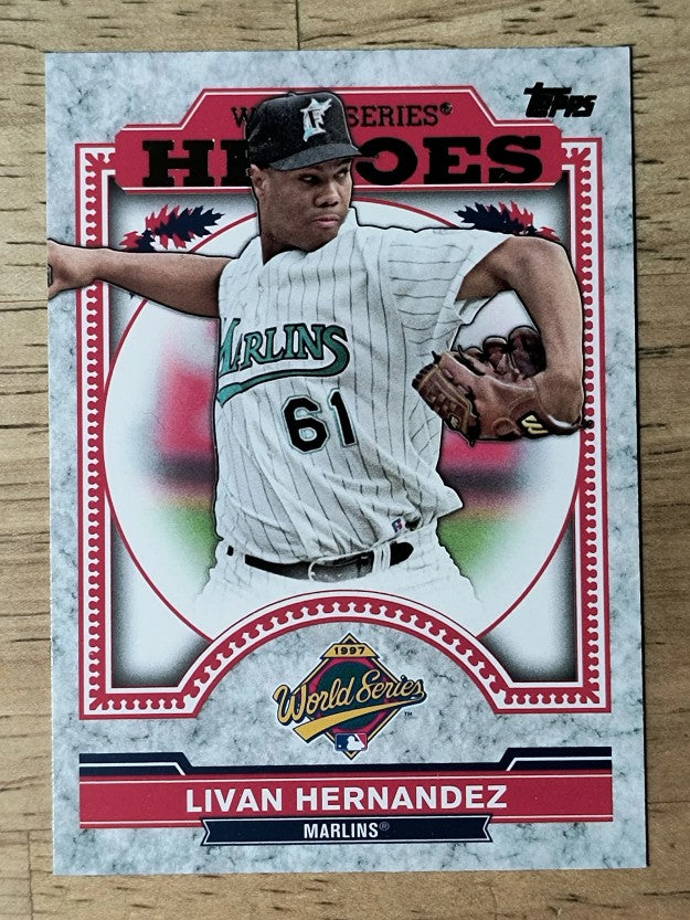 2014 Topps Update World Series Heroes #WSHLH Livan Hernandez