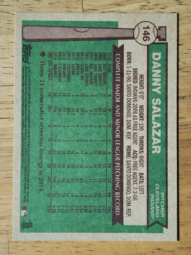 2015 Topps Archives #146 Danny Salazar