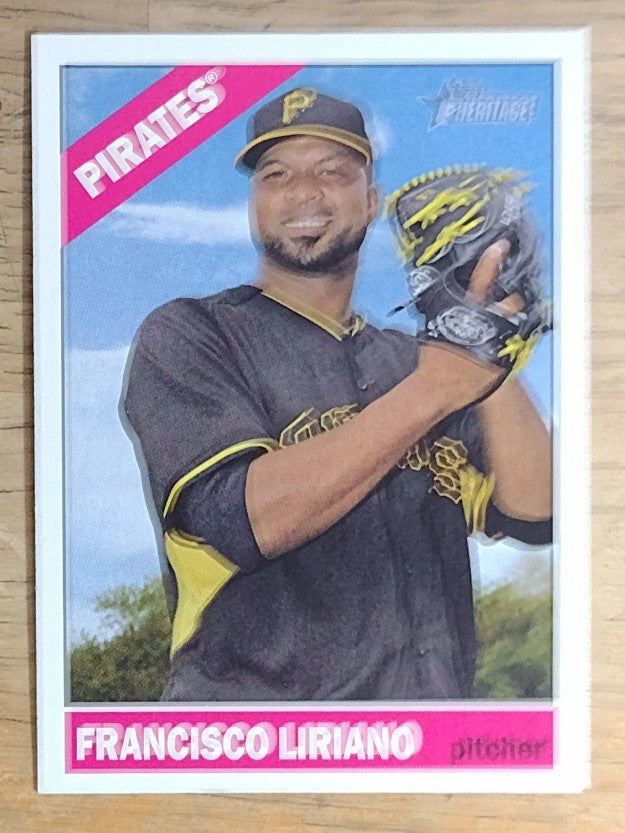 2015 Topps Heritage #157 Francisco Liriano