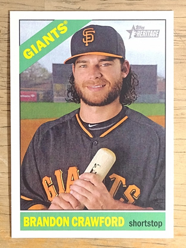 2015 Topps Heritage #188 Brandon Crawford
