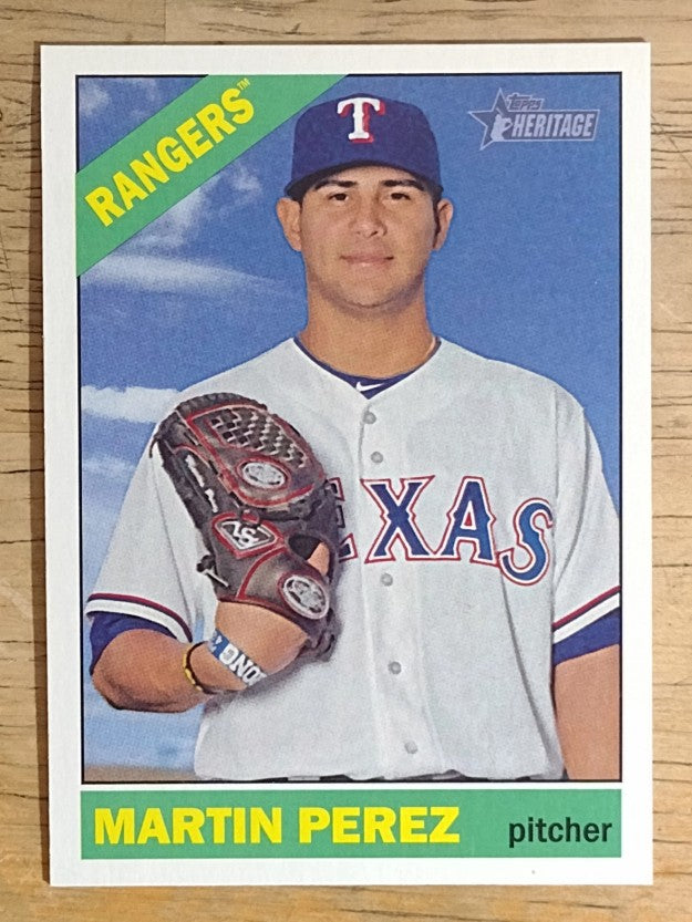 2015 Topps Heritage #202 Martin Perez