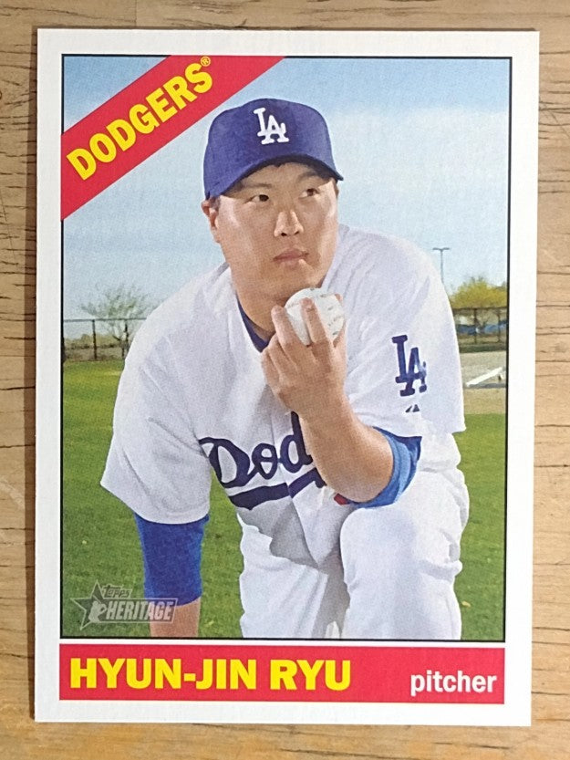 2015 Topps Heritage #270 Hyun-Jin Ryu
