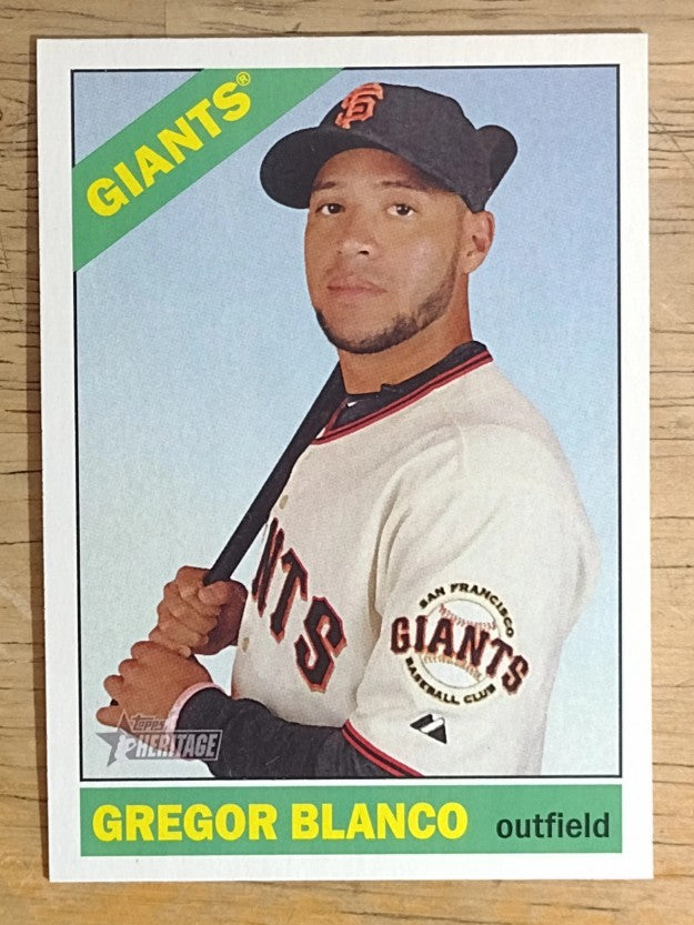 2015 Topps Heritage #313 Gregor Blanco