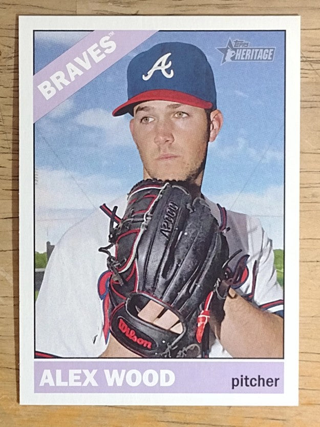 2015 Topps Heritage #334 Alex Wood