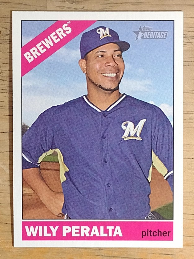 2015 Topps Heritage #376 Wily Peralta