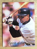 1993 Donruss Spirit of the Game #SG8 Will Clark
