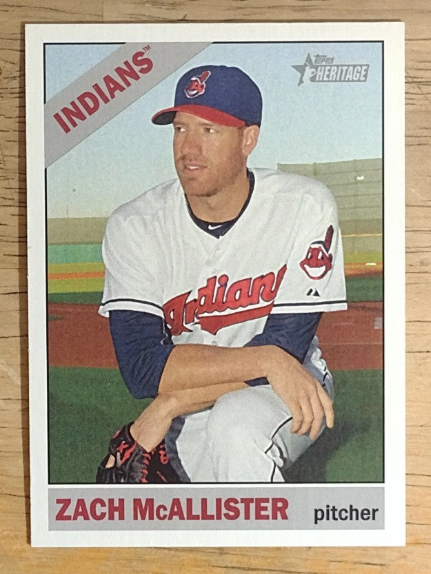2015 Topps Heritage #515 Zach McAllister