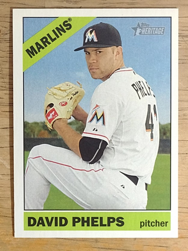 2015 Topps Heritage #561 David Phelps