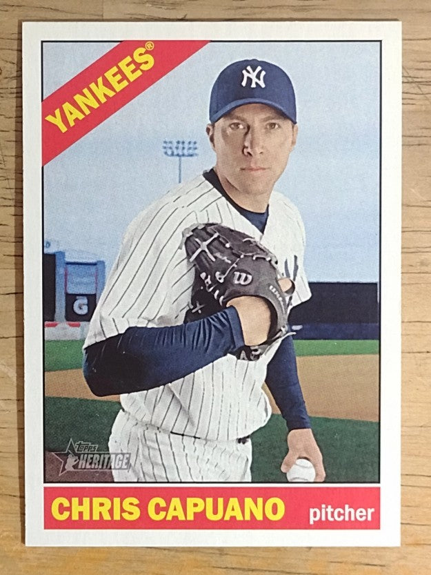 2015 Topps Heritage #581 Chris Capuano