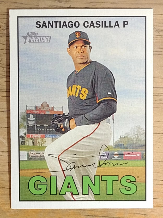 2016 Topps Heritage #37 Santiago Casilla