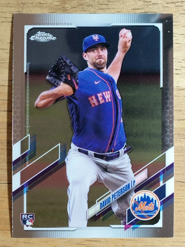 2021 Topps Chrome #133 David Peterson RC