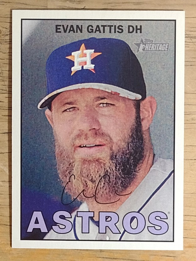 2016 Topps Heritage #77A Evan Gattis