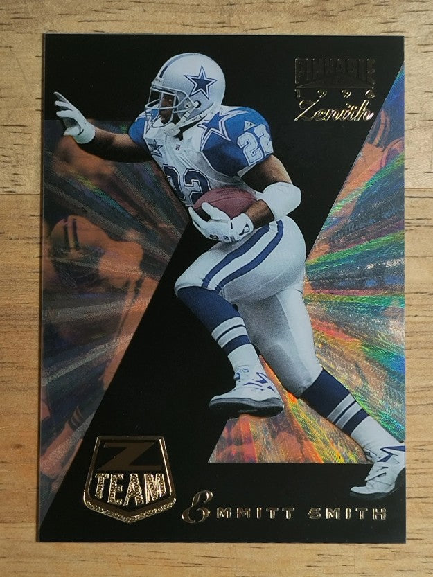 1996 Zenith Promos #4 Emmitt Smith Z-Team