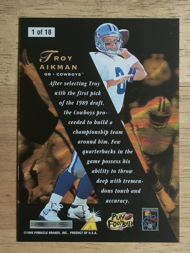 1996 Zenith Z-Team #1 Troy Aikman