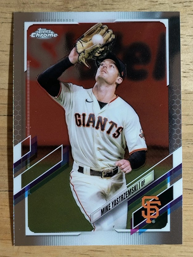 2021 Topps Chrome #108 Mike Yastrzemski