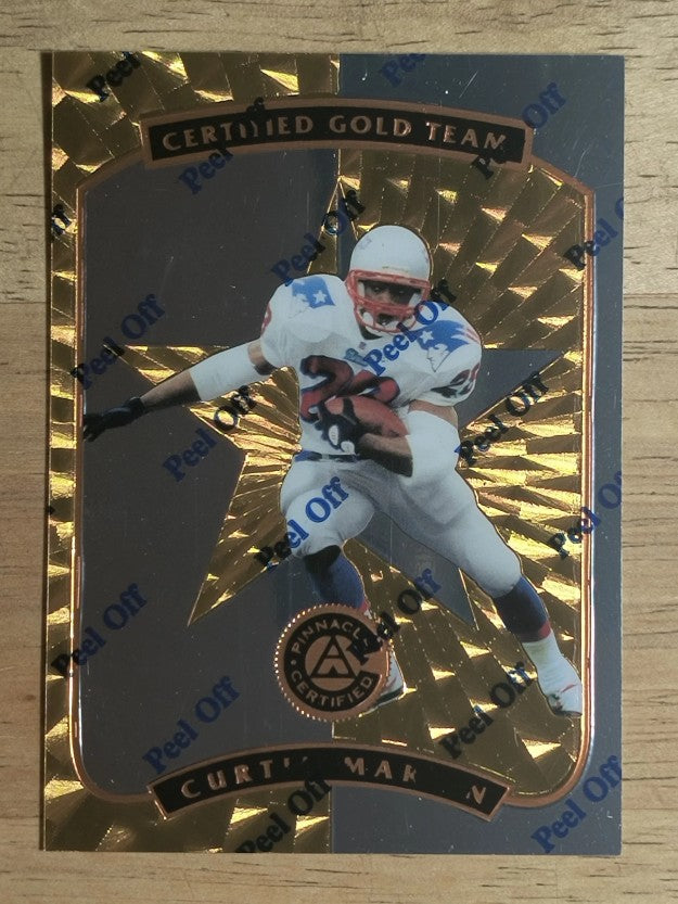 1997 Pinnacle Certified Certified Team Gold #10 Curtis Martin