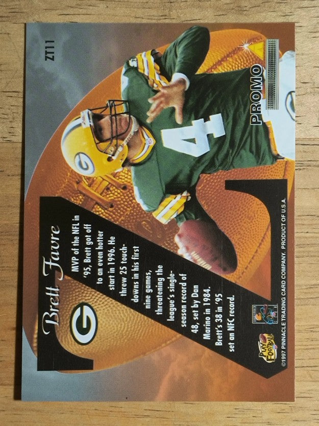 1997 Zenith Z-Team Promos #ZT11 Brett Favre