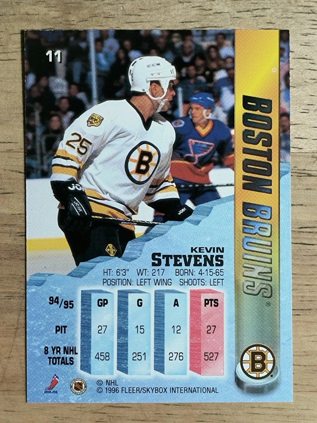 1995-96 Metal #11 Kevin Stevens