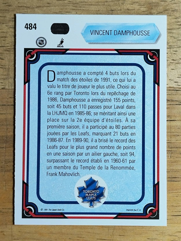 1990-91 Upper Deck French #484 Vincent Damphousse AS