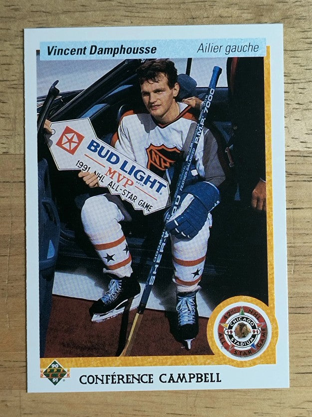 1990-91 Upper Deck French #484 Vincent Damphousse AS