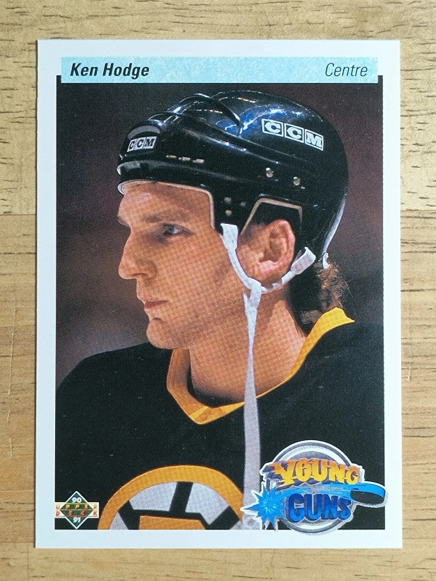 1990-91 Upper Deck French #529 Ken Hodge Jr. YG RC