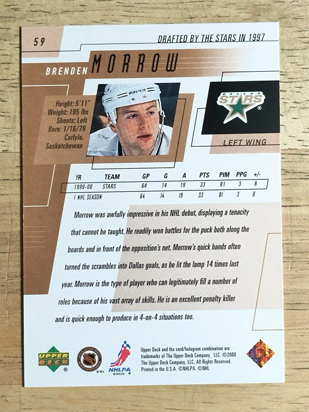 2000-01 Upper Deck #59 Brenden Morrow
