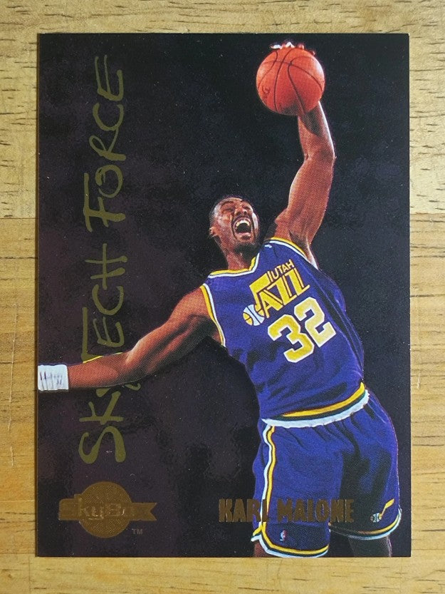 1994-95 SkyBox Premium SkyTech Force #SF13 Karl Malone