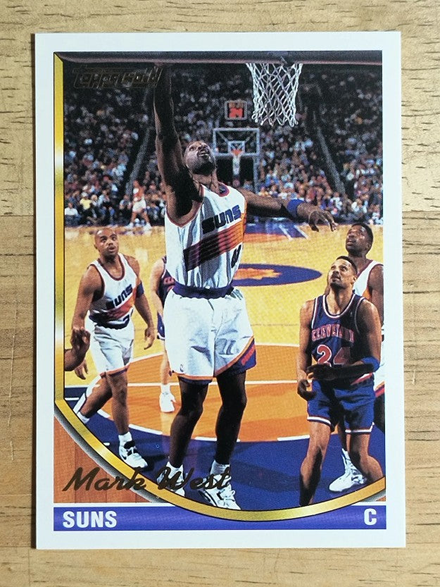 1993-94 Topps Gold #396 Mark West