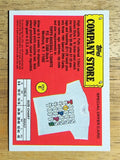 1989 Topps Company Store #NNO Style E T-Shirt Offer/Gray Back