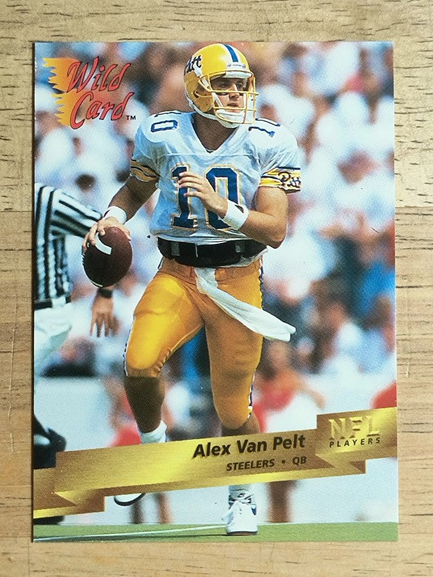 1993 Wild Card #190 Alex Van Pelt RC (NM)