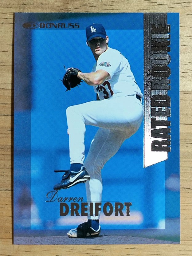 1997 Donruss Rated Rookies #28 Darren Dreifort