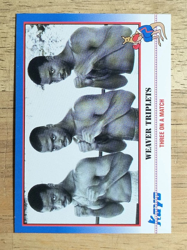 1991 Kayo #183 Weaver Triplets