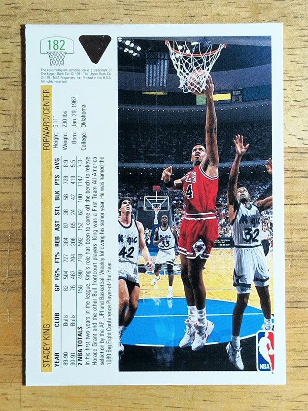 1991-92 Upper Deck #182 Stacey King