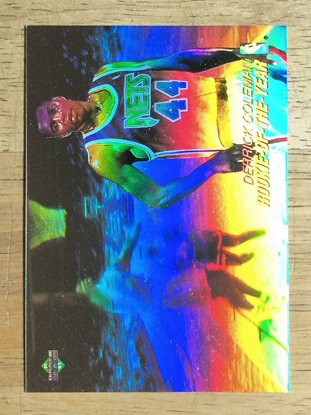 1991-92 Upper Deck Award Winner Holograms #AW7 Derrick Coleman/ROY