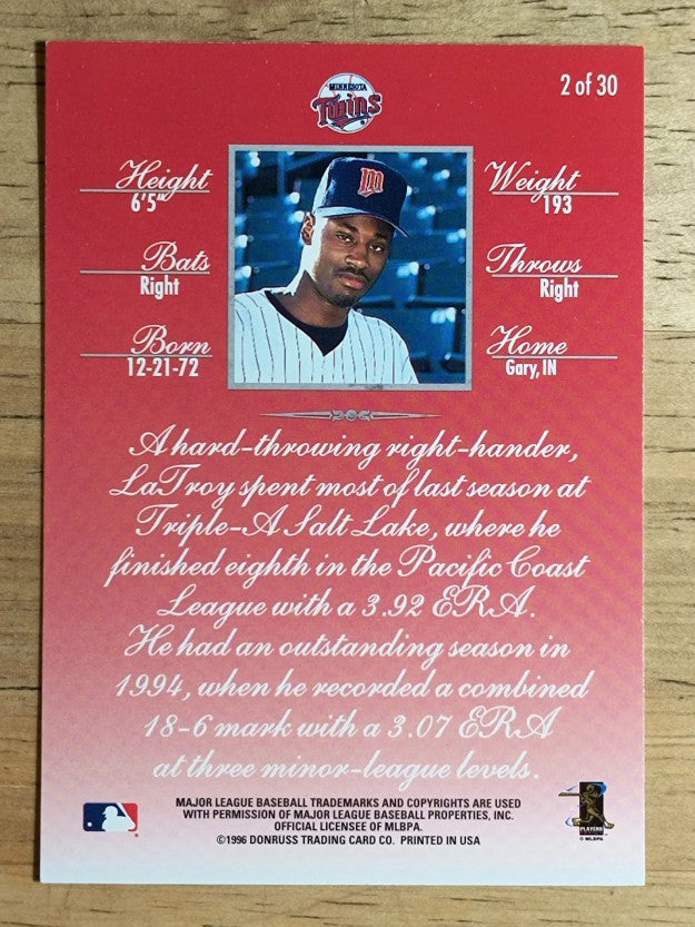 1997 Donruss Rated Rookies #2 LaTroy Hawkins