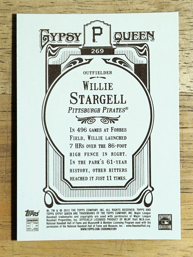 2012 Topps Gypsy Queen #269 Willie Stargell
