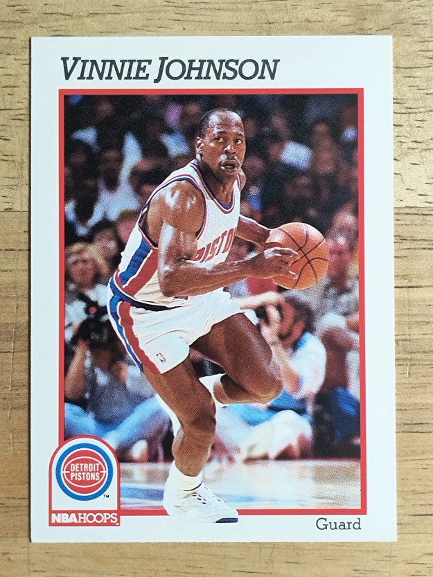 1991-92 Hoops #62 Vinnie Johnson