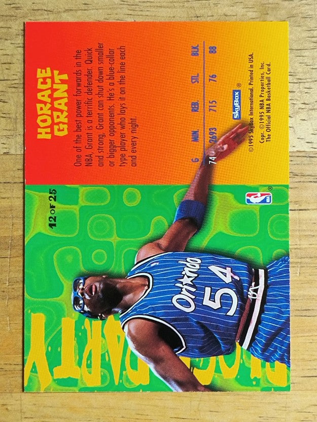 1995-96 Hoops Block Party #12 Horace Grant