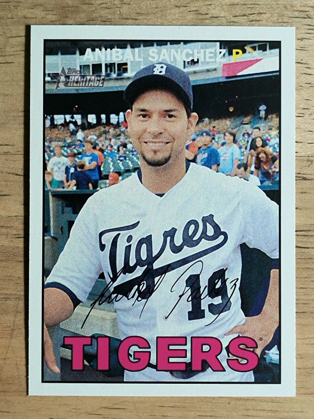 2016 Topps Heritage #106 Anibal Sanchez