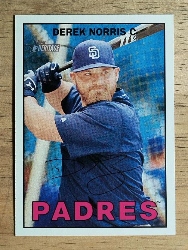 2016 Topps Heritage #122 Derek Norris