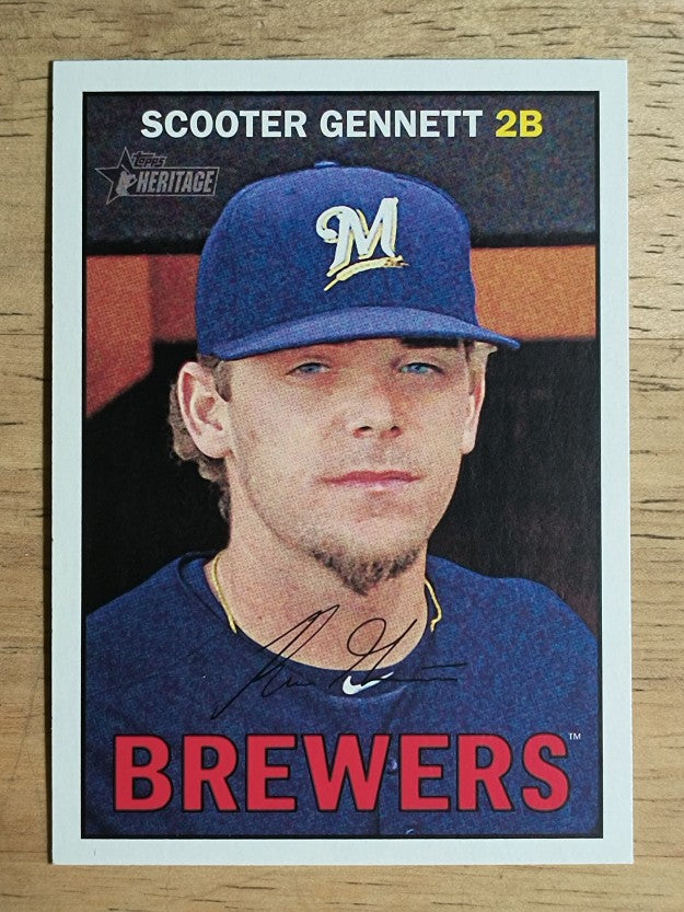 2016 Topps Heritage #141 Scooter Gennett