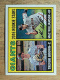 2016 Topps Heritage #187 Trevor Brown RC/Mac Williamson RC