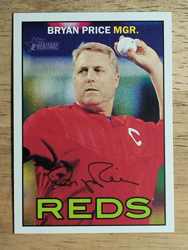 2016 Topps Heritage #275 Bryan Price MG